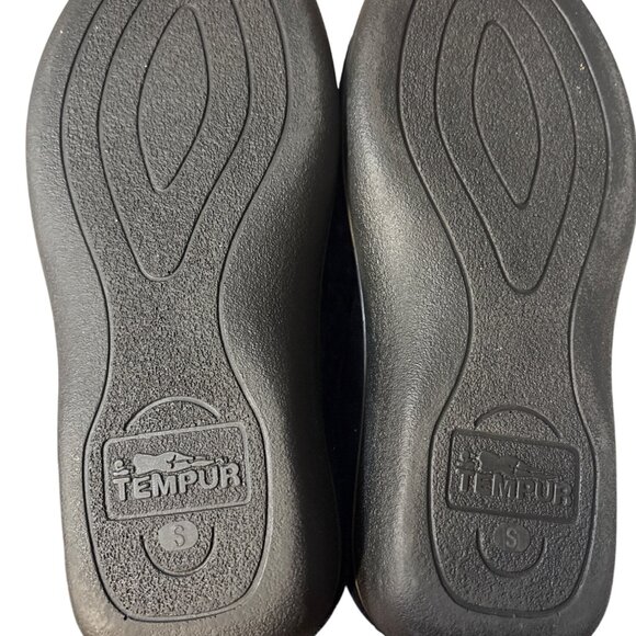 Tempur-Pedic Navy Memory Foam Womens Slippers Size S 6-7 Comfortable Indoor Hous - Picture 5 of 5